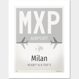 MXP airport Posters and Art